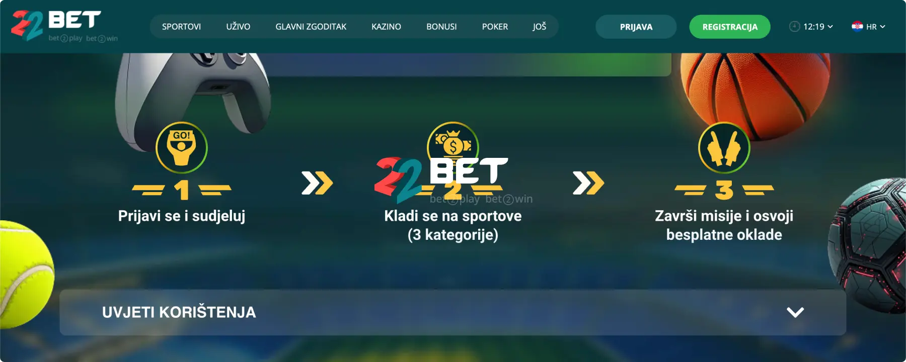 22Bet Promocije i Bonusi
